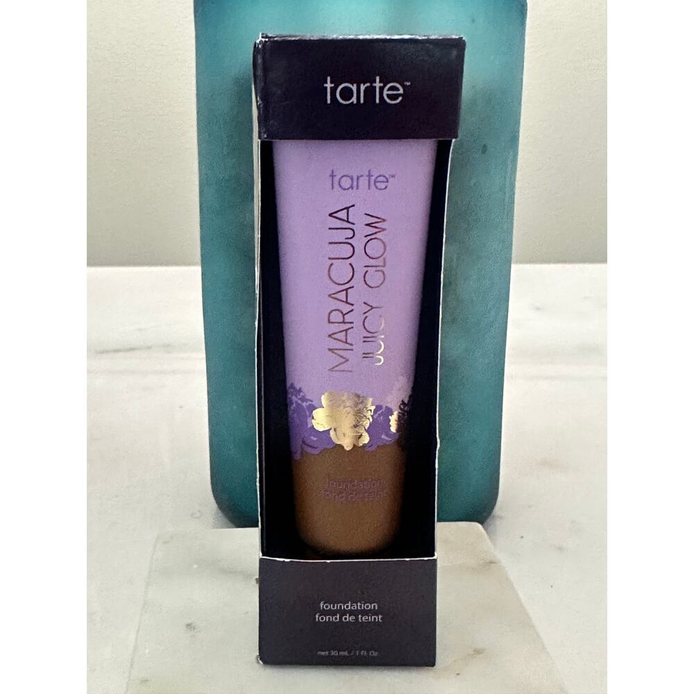 Tarte Maracuja Juicy Glow Foundation 57S Rich Sand Skin Tint Makeup 1oz NIB New